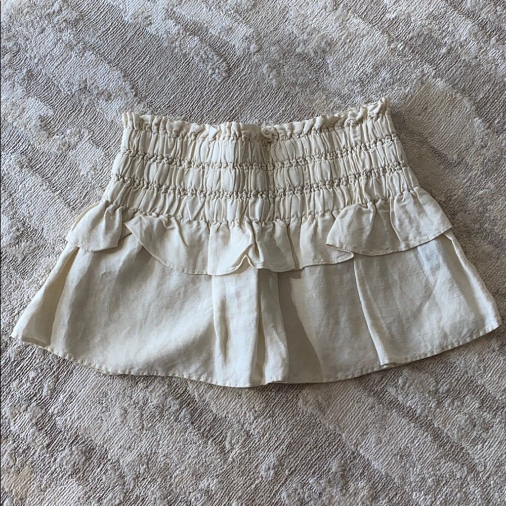 Isabel Marant Etoile ivory linen skirt size 36